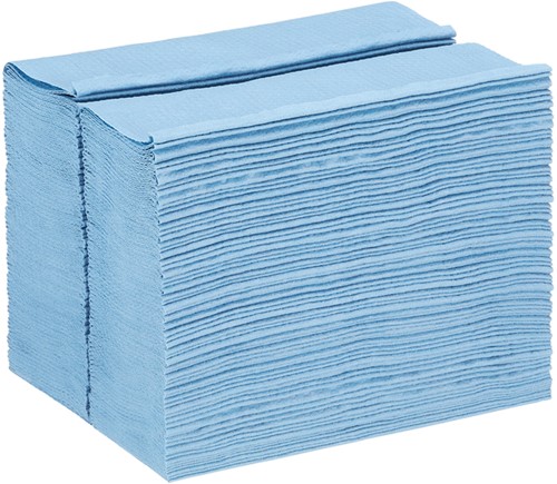 Reinigingsdoek WypAll X80 PowerClean dispenserdoos 1-laags 160 vel blauw 8294-3
