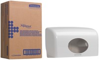 Toiletpapierdispenser Kimberly Clark Aquarius duo wit 6992