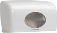 Toiletpapierdispenser Kimberly Clark Aquarius duo wit 6992-2