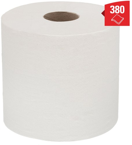 Poetspapier WypAll L20 GeneralClean 2-laags 380 vel wit 7303-3