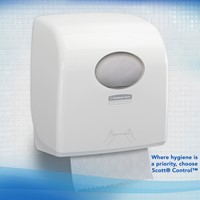 Handdoekrol Scott Control Slimroll 1-laags 165m wit 6623-4