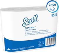 Toiletpapier Scott Control 3-laags 350 vel wit 8518-3
