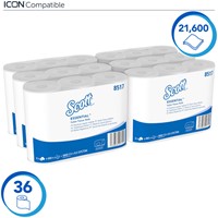 Toiletpapier Scott Essential 2-laags 600 vel wit 8517-2