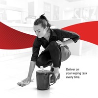 Poetspapier WypAll L10 1-laags 430 vel blauw 6223-4