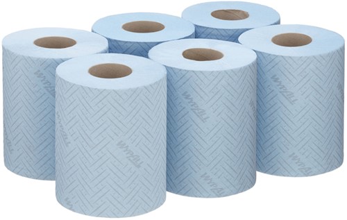 Poetspapier WypAll L10 GeneralClean 1-laags 280 vel blauw 6220-2
