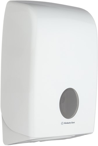Handdoekdispenser Kimberly Clark Aquarius i-vouw wit 6945-2