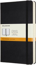 Notitieboek Moleskine Expanded large 130x210mm lijn hard cover zwart