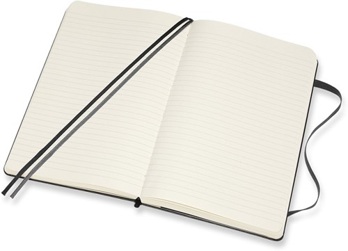 Notitieboek Moleskine Expanded large 130x210mm lijn hard cover zwart-3