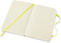 Notitieboek Moleskine pocket 90x140mm lijn soft cover lemon green-3