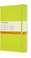 Notitieboek Moleskine large 130x210mm lijn hard cover lemon green