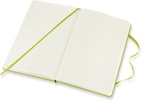 Notitieboek Moleskine large 130x210mm lijn hard cover lemon green-3