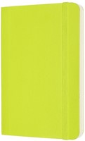 Notitieboek Moleskine pocket 90x140mm blanco soft cover lemon green-2