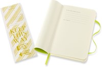 Notitieboek Moleskine pocket 90x140mm blanco soft cover lemon green-2