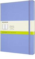 Notitieboek Moleskine XL 190x250mm blanco hard cover hydrangea blue