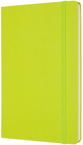 Notitieboek Moleskine large 130x210mm blanco hard cover lemon green-3