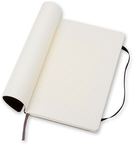 Notitieboek Moleskine large 130x210mm ruit 5x5mm soft cover zwart-3