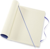 Notitieboek Moleskine XL 190x250mm lijn soft cover hydrangea blue-3