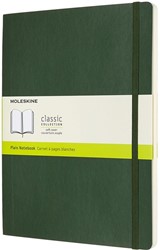 Notitieboek Moleskine XL 190x250mm blanco soft cover myrtle green
