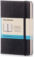 Notitieboek Moleskine pocket 90x140mm dots hard cover zwart