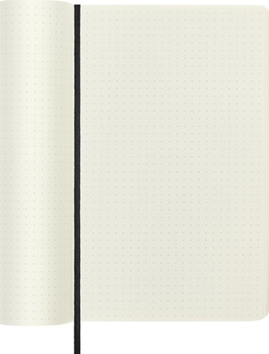 Notitieboek Moleskine large 130x210mm dots soft cover zwart-3