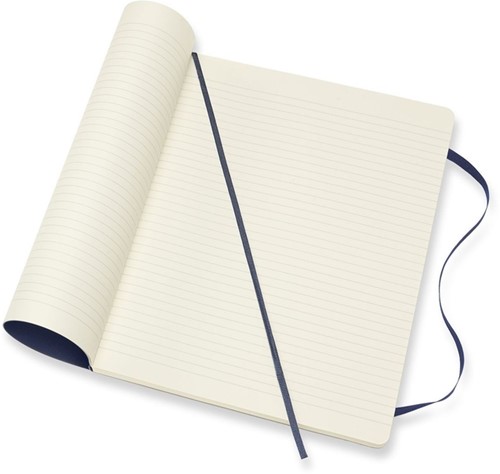 Notitieboek Moleskine XL 190x250mm lijn soft cover sapphire blue-3