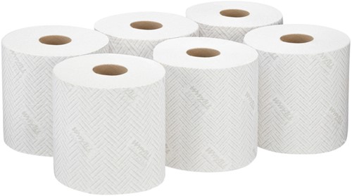 Poetspapier WypAll L10 1-laags 800 vel wit 7256-2