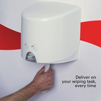 Poetspapier WypAll L10 1-laags 500 vel wit 7406-3