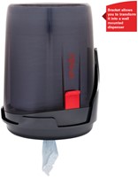 Poetspapierdispenser WypAll L10 Reach draagbare dispenser zwart 6221-3