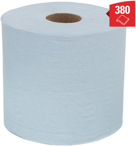 Poetspapier WypAll L20 2-laags 336 vel blauw 7302-3