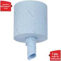 Poetspapier WypAll L10 1-laags 630 vel blauw 7494-1