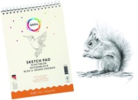 Schetsblok Qrea A5 24 vel 120gr spiraal-1