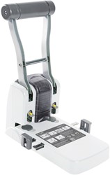 Perforator Rapesco Germ-Savvy High Capacity Eco P1100 antibacterieel 2-gaats wit