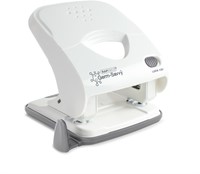 Perforator Rapesco Germ-Savvy Less Effort Eco X5-40ps antibacterieel 2-gaats wit