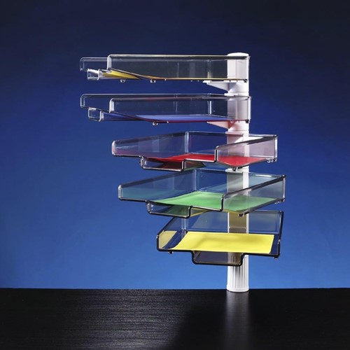 Brievenbak Hansa met 360 graden zwenkarm 5stuks zwart-3