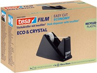 Plakbandhouder Tesa eco&crystal 59045 zwart met 1 rol tape 19mmx10m-3