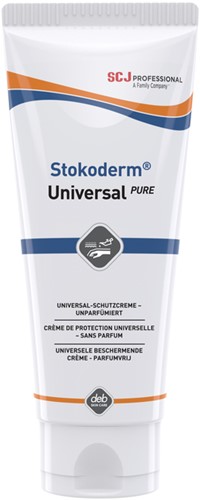 Handcrème SCJ Stokoderm Universal Pure parfumvrij 100ml