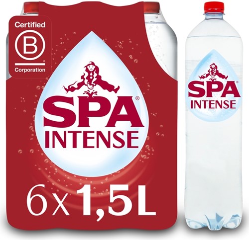 Water Spa Intense rood petfles 1.5 liter