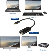 Adapter ACT USB-C naar HDMI 4K 60Hz 0.15 meter-2