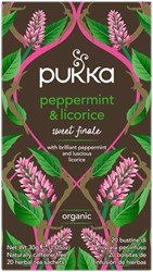 Thee Pukka peppermint licorice 20 zakjes