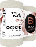 Toiletpapier BlackSatino CT10 GreenGrow 2-laags 4x400 vel naturel 066870