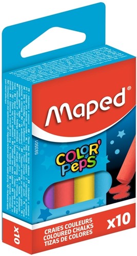 Schoolbordkrijt Maped Color'Peps set á 10 stuks assorti-2