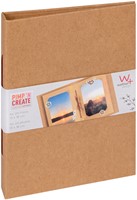 Fotoalbum walther design mini 24 foto's 13x18cm verticaal kraft
