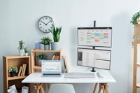 Monitorarm Kensington dubbele verticale bevestiging-1