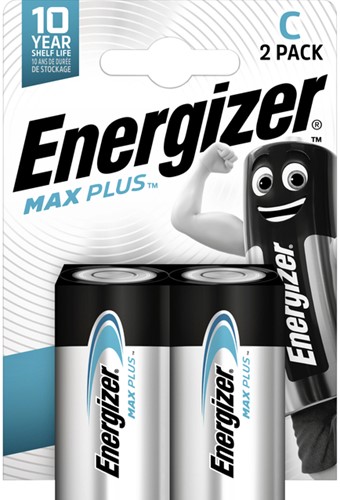 Batterij Energizer Max Plus 2xC alkaline