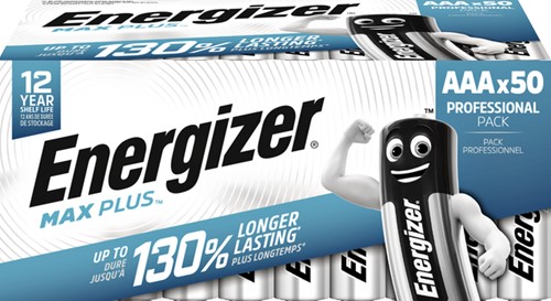 Batterij Energizer Max Plus 50xAAA alkaline