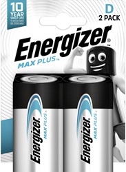 Batterij Energizer Max Plus 2x D alkaline