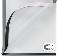 Infokader Nobo zelfklevend A4 zilver 2 stuks-1