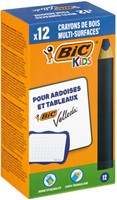 Whiteboardpotlood BicKids Multi Surface blauw doos à 12 stuks-3
