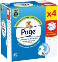 Vochtig toiletpapier Page Compleet Schoon 4 pakken à 38 vel-3