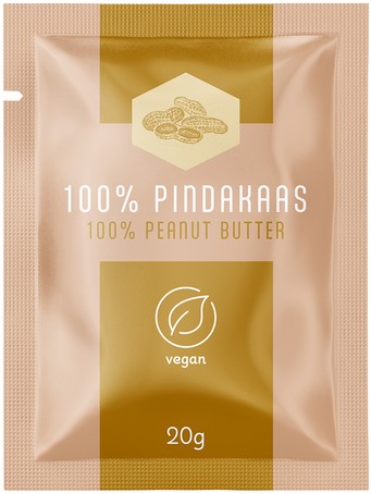 Pindakaas van Oordt 100% 100x20 gram-3